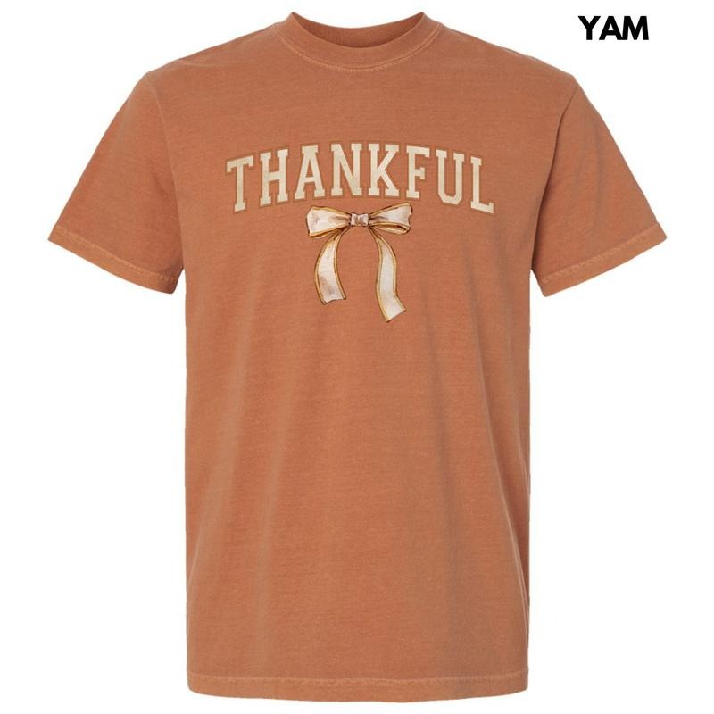 Neutral Thankful Bow Comfort Colors 'NLB' T-Shirts, Hoodie, Sweatshirt - T-Shirt, Sweatshirt, Hoodie