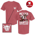 Never Daunted 2025 Two Sided Shirt Unisex T-shirt, Sweatshirt, Hoodie, Long Sleeve Tee - T-Shirt, Sweatshirt, Hoodie