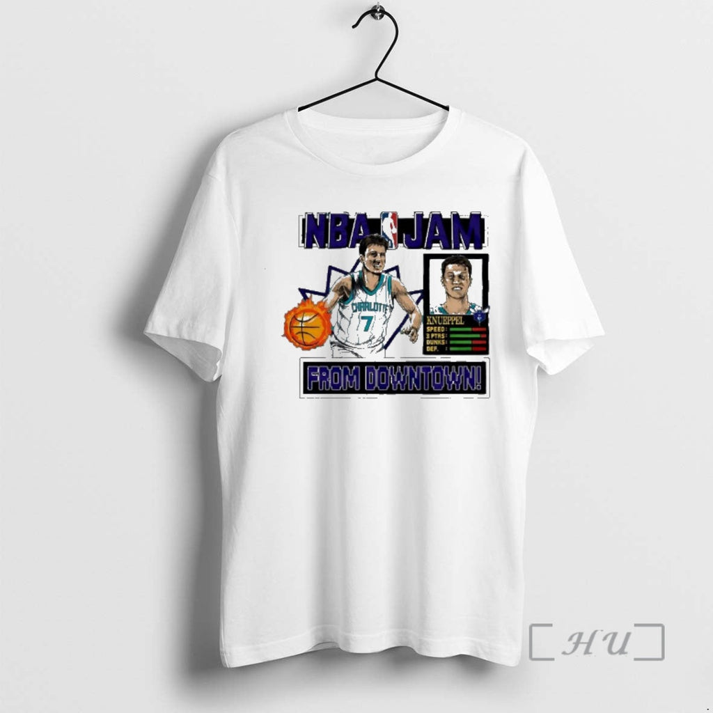 New Charlotte Hornets Nba Jam Hornets Kon Knueppel T-Shirts, Hoodie, Sweatshirt - T-Shirt, Sweatshirt, Hoodie
