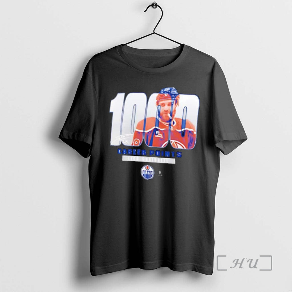 New Edmonton Oilers Leon Draisaitl 1000 Career Points Legacy Signature T-Shirts, Hoodie, Sweatshirt - T-Shirt, Sweatshirt, Hoodie