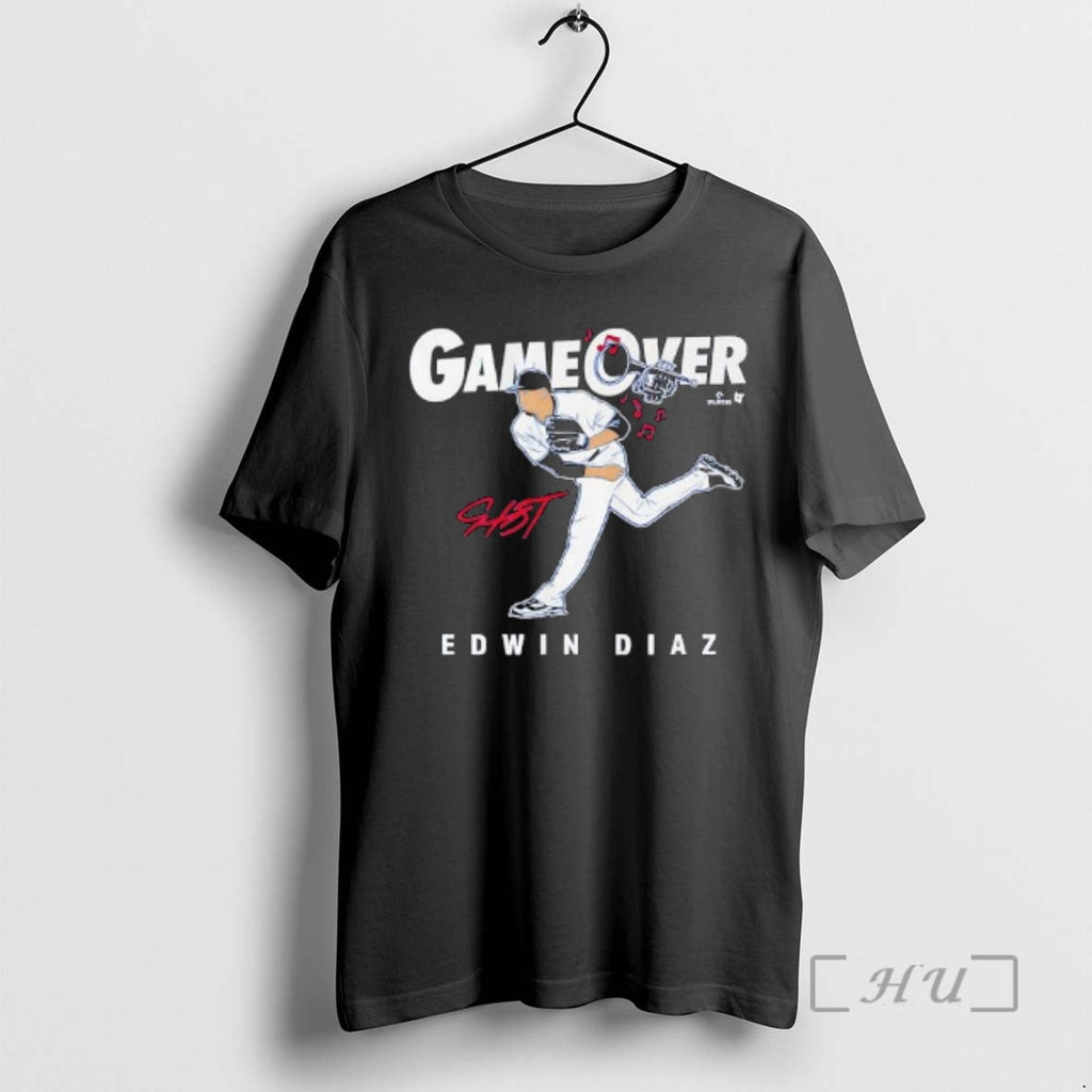 New Edwin Diaz Game Over Los Angeles Signature T-Shirts, Hoodie, Sweatshirt - T-Shirt, Sweatshirt, Hoodie