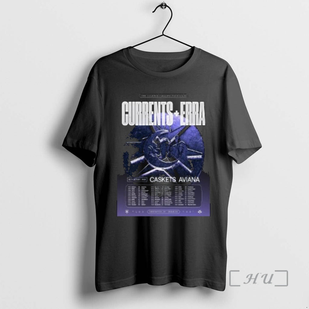 New Erra Band Currents Silence Follows Tour 2026 Schedule Tour Dates Circle Black T-Shirts, Hoodie, Sweatshirt - T-Shirt, Sweatshirt, Hoodie