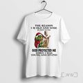 New Grinch Santa Cross Reason Im Old Wise Is Because God Protected Me T-Shirts, Hoodie, Sweatshirt - T-Shirt, Sweatshirt, Hoodie