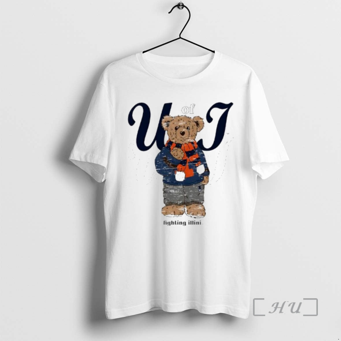 New Illinois Fighting Illini Tan Cozy Bear T-Shirts, Hoodie, Sweatshirt - T-Shirt, Sweatshirt, Hoodie