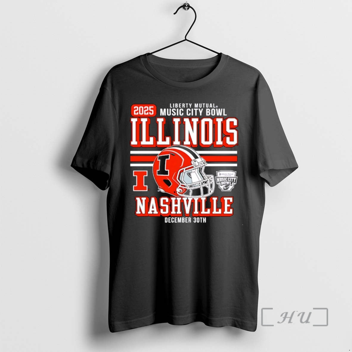 New Illinois Football 2025 Music City Bowl Helmet T-Shirts, Hoodie, Sweatshirt - T-Shirt, Sweatshirt, Hoodie