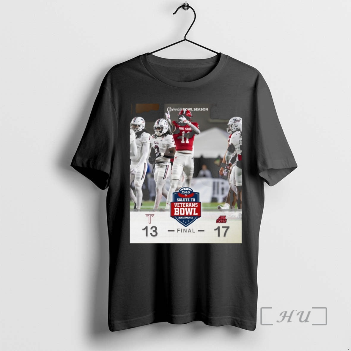 New Jacksonville State Defeated Troy Final Score 17 13 Is4s Salute Veterans Bowl 2025 T-Shirts, Hoodie, Sweatshirt - T-Shirt, Sweatshirt, Hoodie