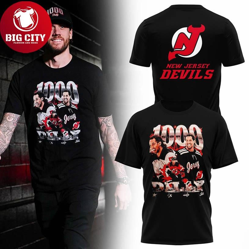 New Jersey Devils Dillon 1000 Game 2025 Dilly Day Two Sided Shirt Unisex T-shirt, Sweatshirt, Hoodie, Long Sleeve Tee - T-Shirt, Sweatshirt, Hoodie