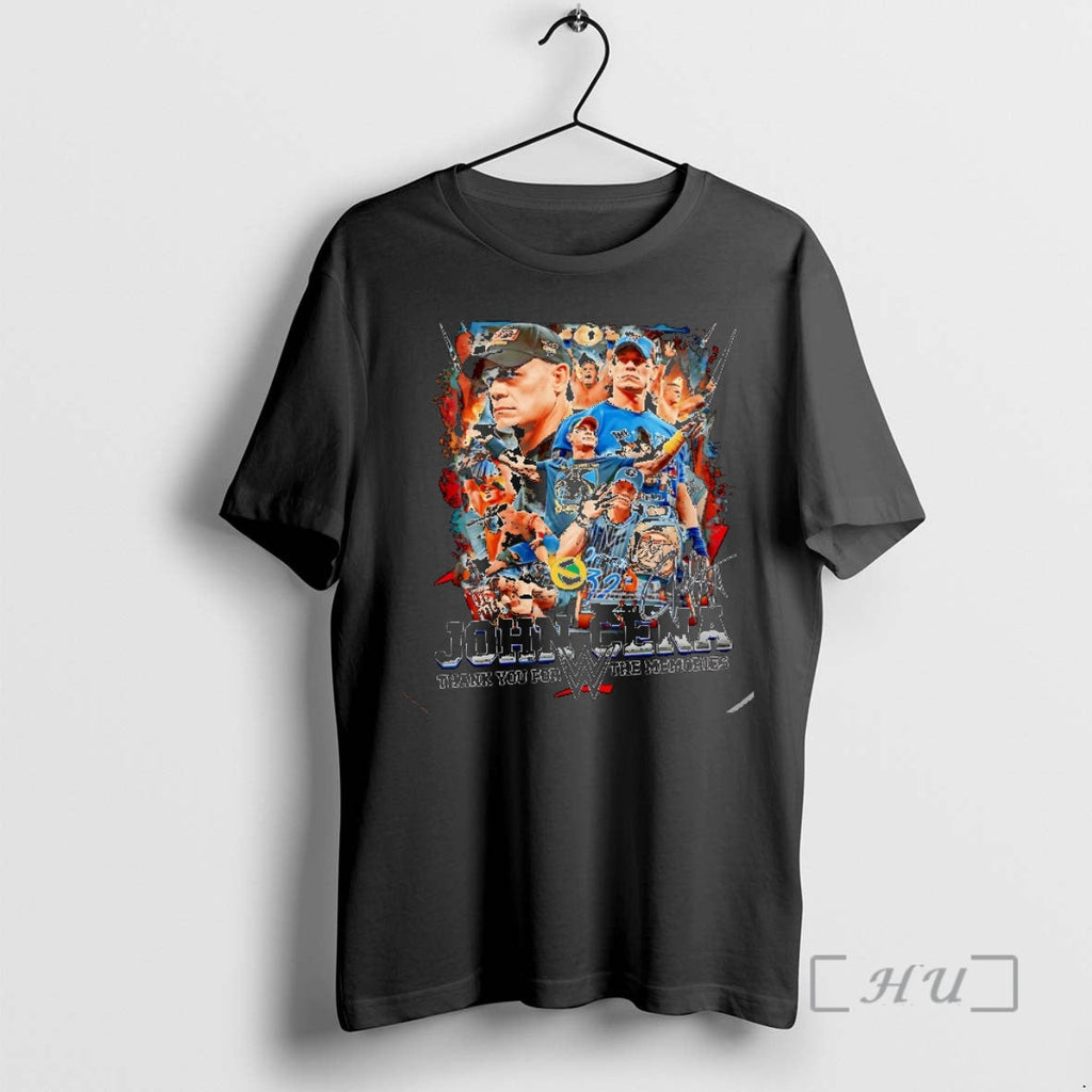 New John Cena Thank You Memories Signature T-Shirts, Hoodie, Sweatshirt - T-Shirt, Sweatshirt, Hoodie