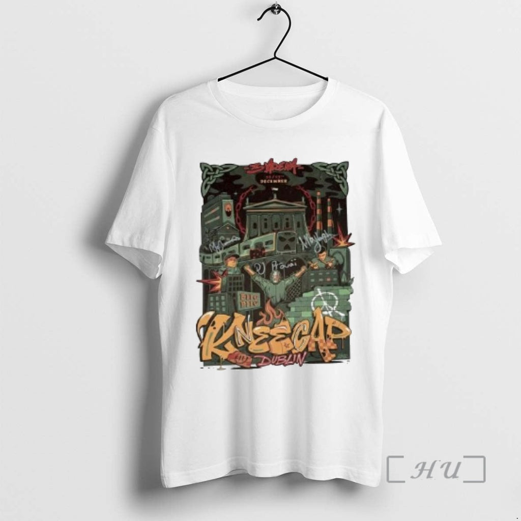 New Kneecap Dublin Ireland 2025 Event 3 Arena December 16 17 2025 Signed T-Shirts, Hoodie, Sweatshirt - T-Shirt, Sweatshirt, Hoodie