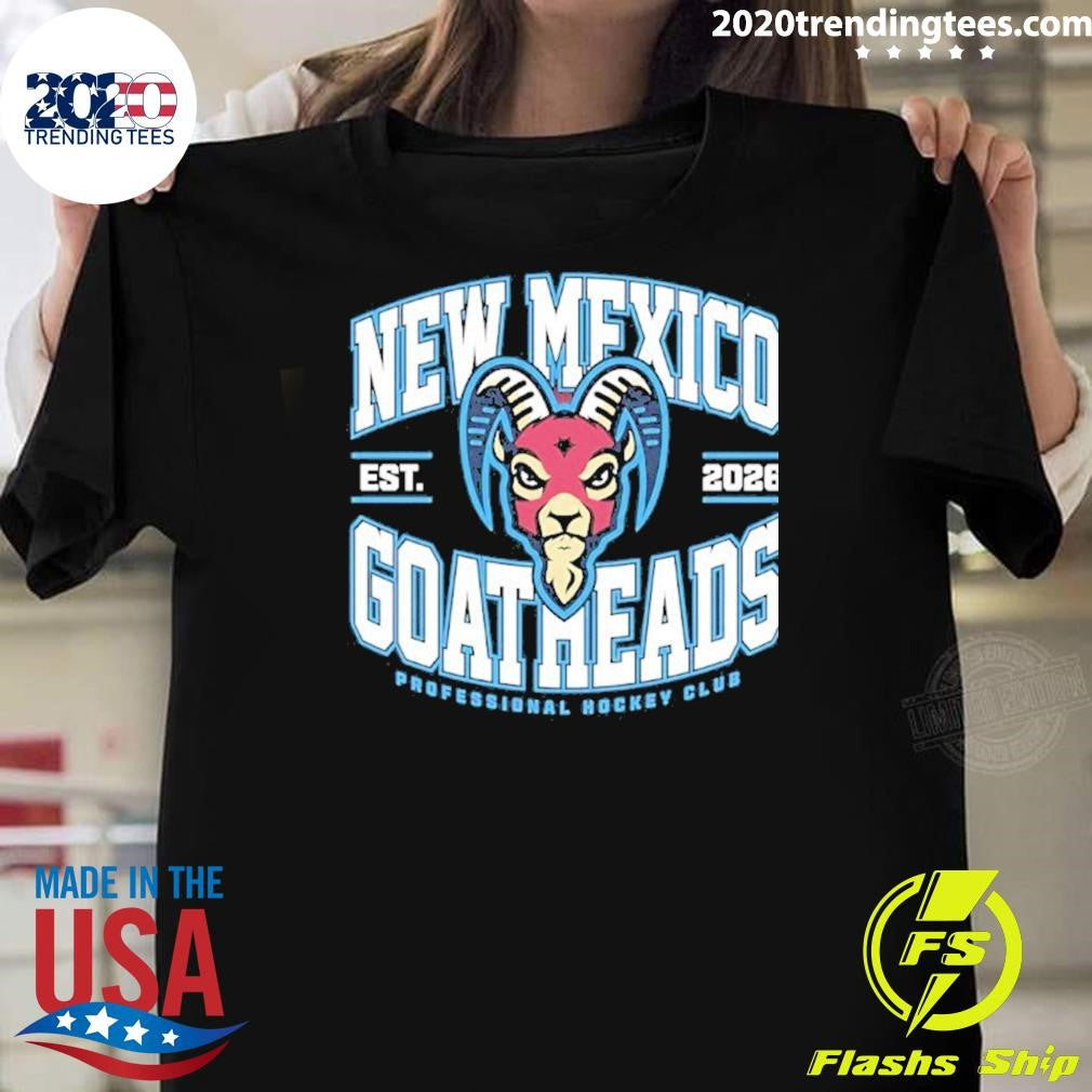 New Mexico Goatheads 2026 Professional Hockey Club Shirt Unisex T-shirt, Sweatshirt, Hoodie, Long Sleeve Tee - T-Shirt, Sweatshirt, Hoodie