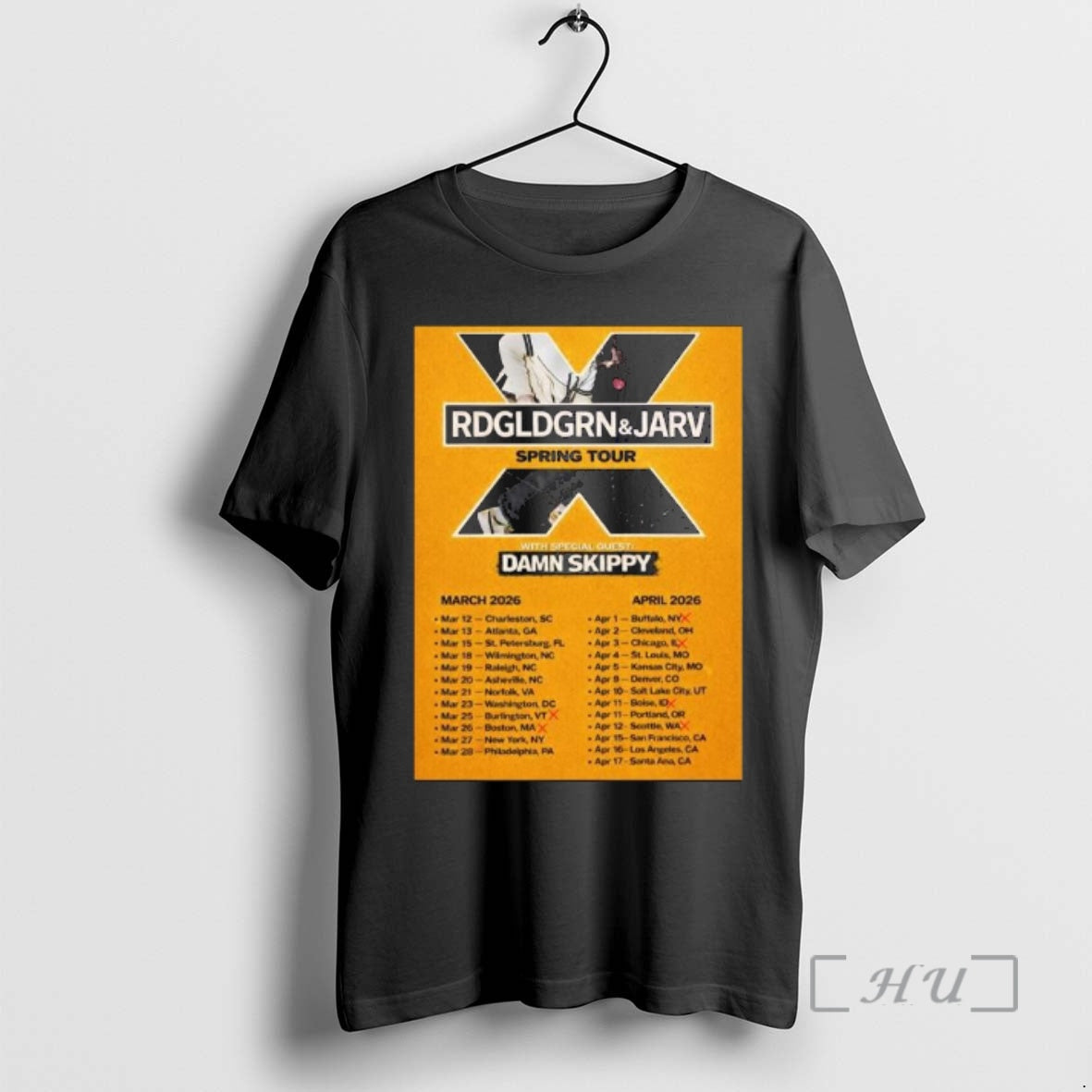 New Rdgldgrn Jarv Spring Tour 2026 T-Shirts, Hoodie, Sweatshirt - T-Shirt, Sweatshirt, Hoodie