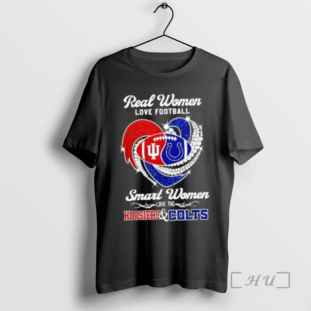 New Real Love Football Smart Love Hoosiers Colts T-Shirts, Hoodie, Sweatshirt - T-Shirt, Sweatshirt, Hoodie