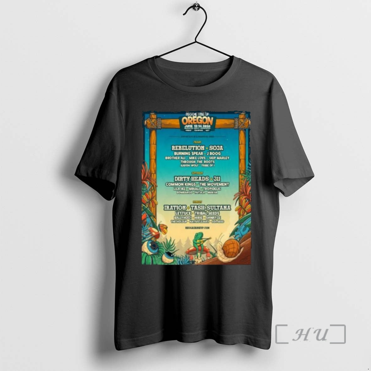 New Reggae Rise Up Oregon June 12 14 2026 Concert T-Shirts, Hoodie, Sweatshirt - T-Shirt, Sweatshirt, Hoodie