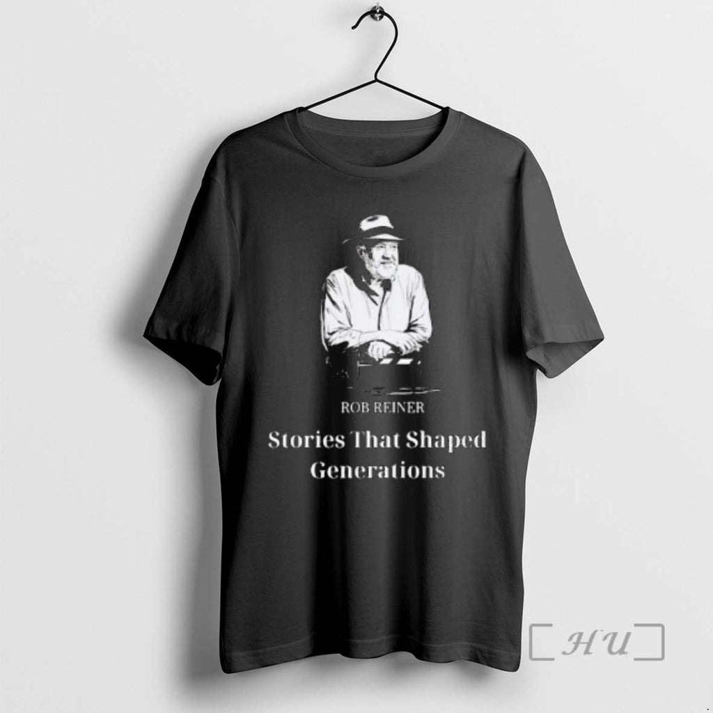 New Rip Rob Reiner Stories That Shaped Generations Circle Black T-Shirts, Hoodie, Sweatshirt - T-Shirt, Sweatshirt, Hoodie