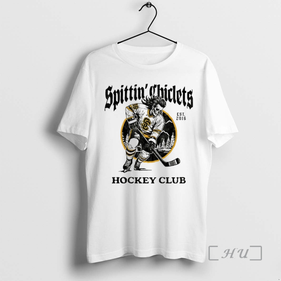 New Spittin Chiclets Skullet Hockey Club Est 2016 T-Shirts, Hoodie, Sweatshirt - T-Shirt, Sweatshirt, Hoodie