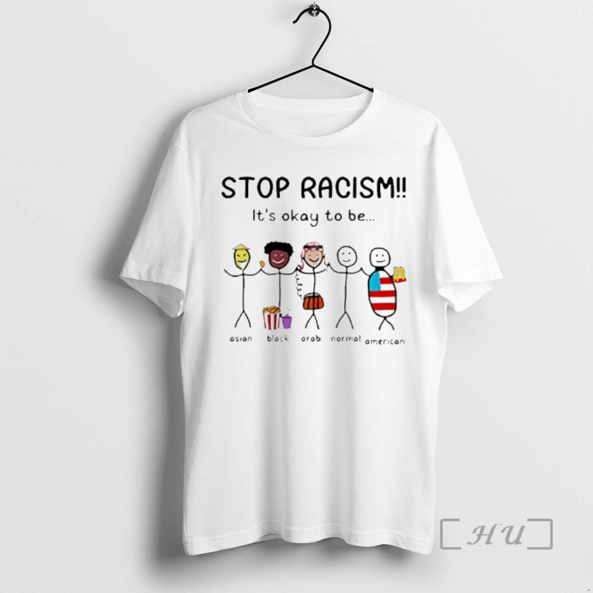 New Stop Racism Okay Be Funny T-Shirts, Hoodie, Sweatshirt - T-Shirt, Sweatshirt, Hoodie