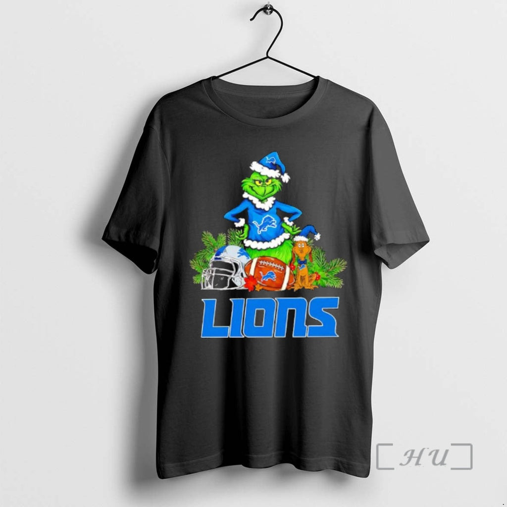 New Grinch Max Detroit Lions Helmet Items T-Shirts, Hoodie, Sweatshirt - T-Shirt, Sweatshirt, Hoodie