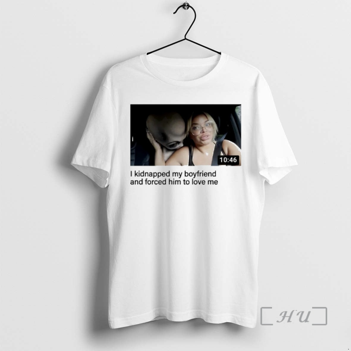 New Trisha I Kidnapped My Boyfriend Forced Him Love Me T-Shirts, Hoodie, Sweatshirt - T-Shirt, Sweatshirt, Hoodie