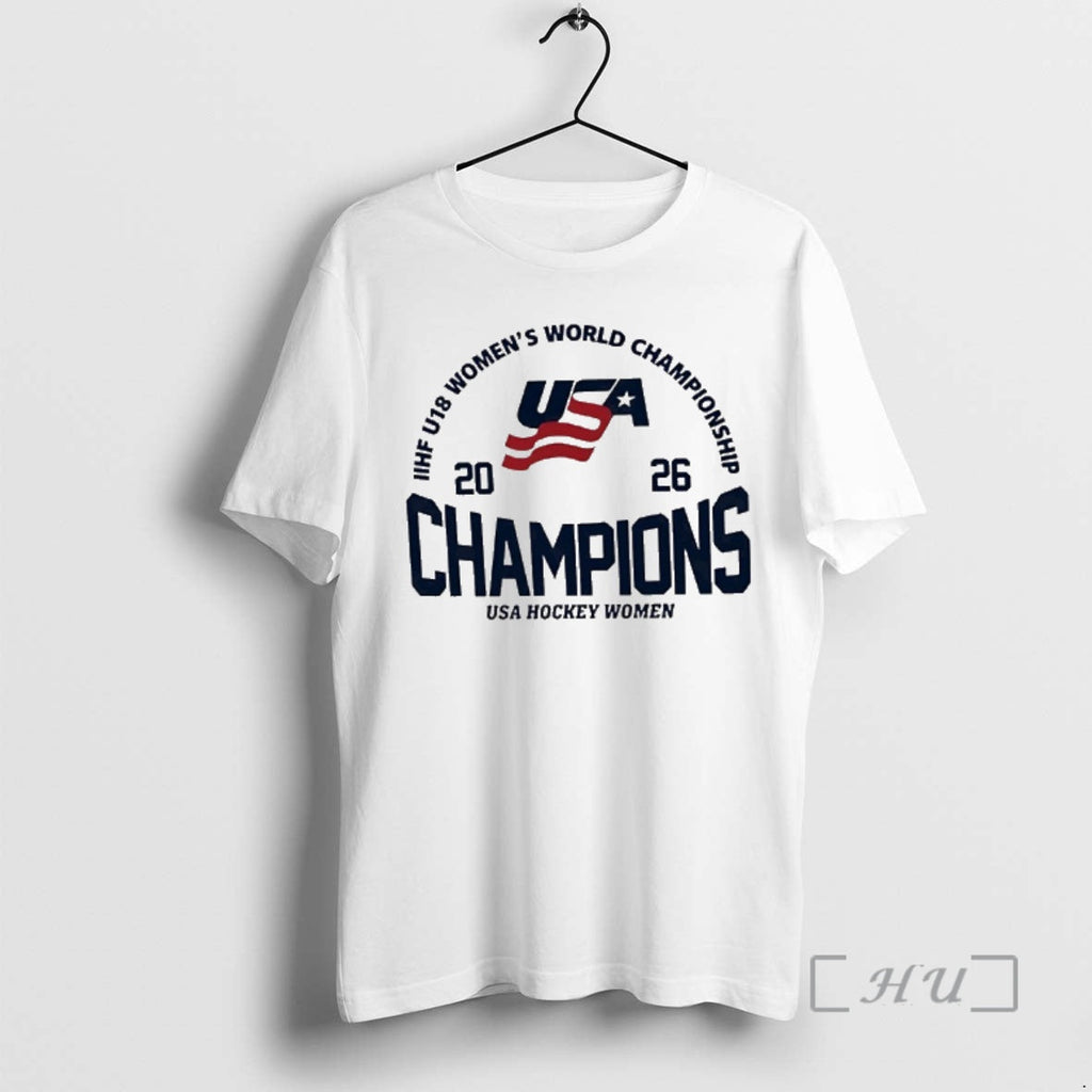 New Usa Team 2026 Iihf U18 World Champions Celebrate T-Shirts, Hoodie, Sweatshirt - T-Shirt, Sweatshirt, Hoodie