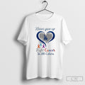 New York Dodgers Baseball Never Give Up Fight Cancer Night In All Colors Heart Unisex T-shirt, Sweatshirt, Hoodie, Long Sleeve Tee - T-Shirt, Sweatshirt, Hoodie