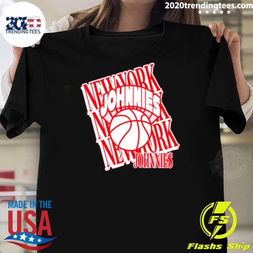 New York Johnnies Basketball Logo Shirt Unisex T-shirt, Sweatshirt, Hoodie, Long Sleeve Tee - T-Shirt, Sweatshirt, Hoodie