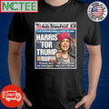 New York Post Harris for Trump shirt Unisex T-shirt, Sweatshirt, Hoodie, Long Sleeve Tee - T-Shirt, Sweatshirt, Hoodie