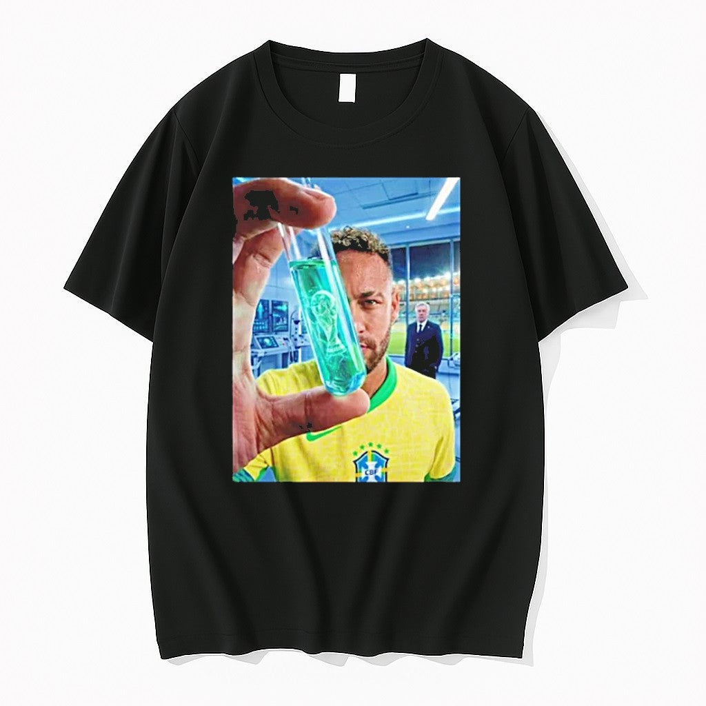Neymar Brazil Lab Test Tube World Cup Tshirts Sweater Hoodie Jpg Unisex T-shirt, Sweatshirt, Hoodie, Long Sleeve Tee - T-Shirt, Sweatshirt, Hoodie