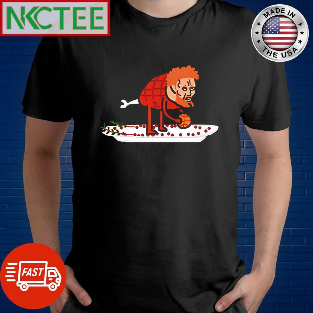 Nice Cade Cunningham chicken thigh paint shirt Unisex T-shirt, Sweatshirt, Hoodie, Long Sleeve Tee - T-Shirt, Sweatshirt, Hoodie