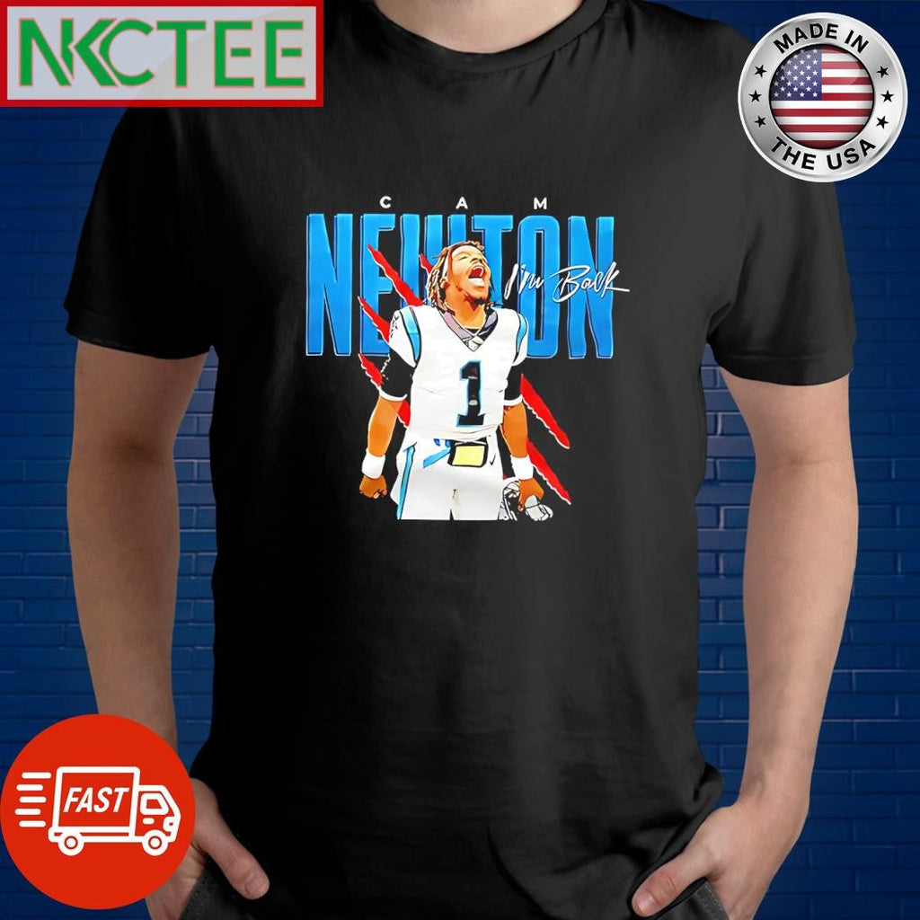 Nice Carolina Panthers Cam Newton signature shirt Unisex T-shirt, Sweatshirt, Hoodie, Long Sleeve Tee - T-Shirt, Sweatshirt, Hoodie