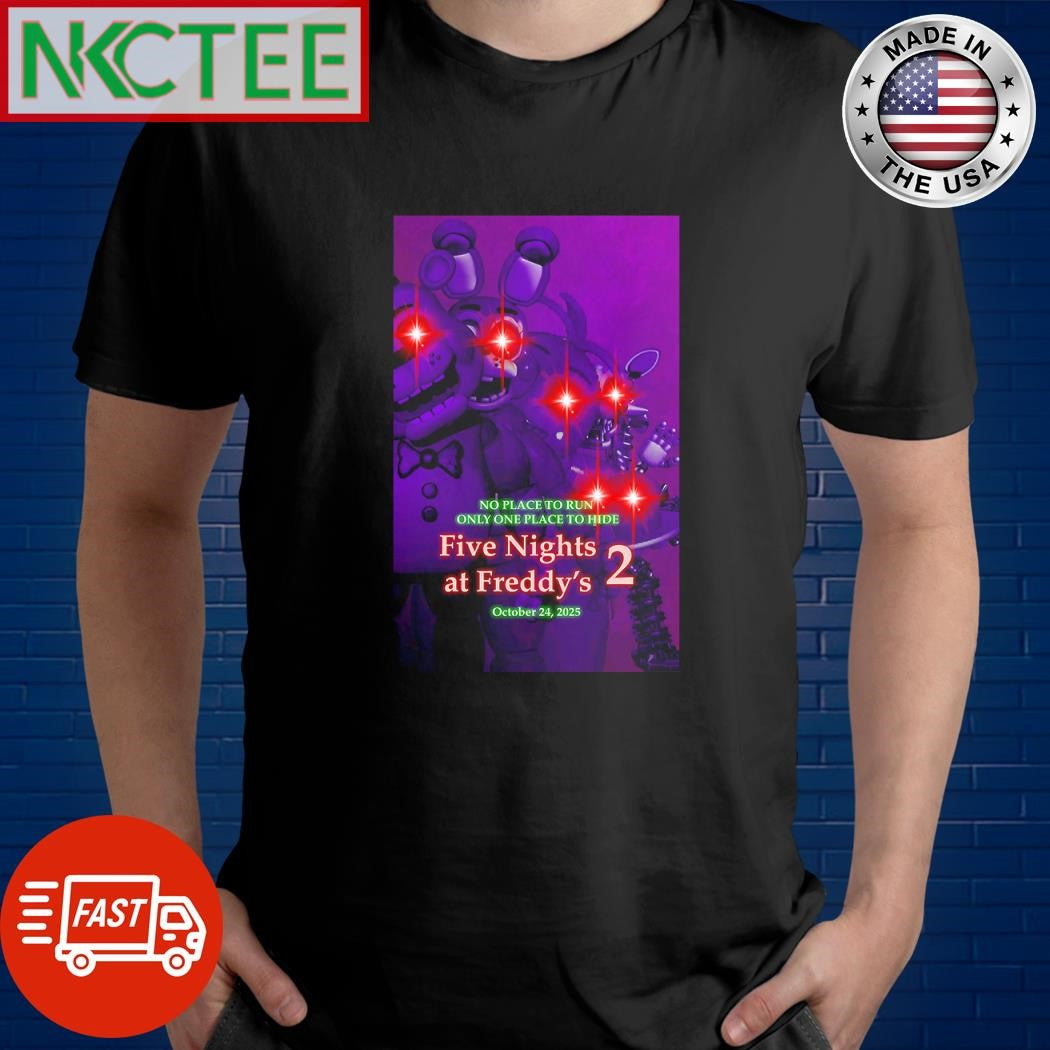 Nice Five Nights at Freddy’s 2 2025 Unisex T-shirt, Sweatshirt, Hoodie, Long Sleeve Tee - T-Shirt, Sweatshirt, Hoodie
