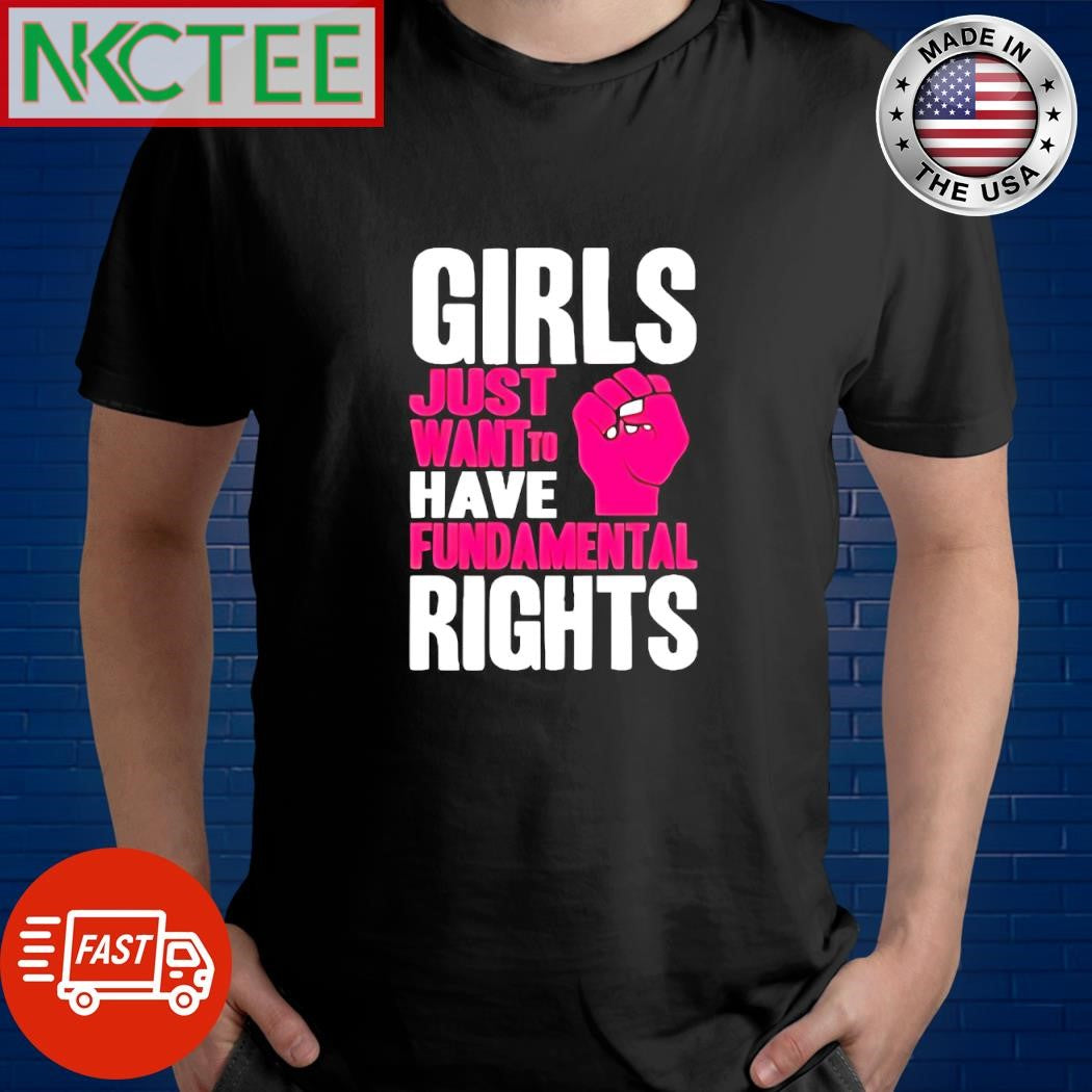Nice Girls just want to have fundamental rights high hand shirt Unisex T-shirt, Sweatshirt, Hoodie, Long Sleeve Tee - T-Shirt, Sweatshirt, Hoodie
