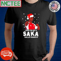 Nice I hope you get a Saka full of presents Christmas snow shirt Unisex T-shirt, Sweatshirt, Hoodie, Long Sleeve Tee - T-Shirt, Sweatshirt, Hoodie