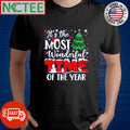 Nice It’s the most wonderful time of the year winter snowman pine tree Christmas shirt - T-Shirt, Sweatshirt, Hoodie