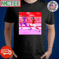 Nice Lamar Jackson Passes Michael Vick run paint shirt Unisex T-shirt, Sweatshirt, Hoodie, Long Sleeve Tee - T-Shirt, Sweatshirt, Hoodie