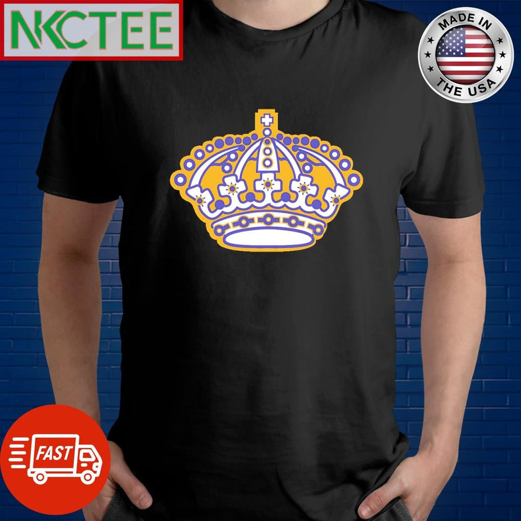 Nice Los Angeles Kings crown shirt Unisex T-shirt, Sweatshirt, Hoodie, Long Sleeve Tee - T-Shirt, Sweatshirt, Hoodie