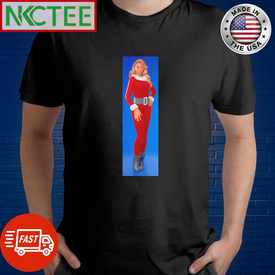 Nice Mariah Carey in video game wear Santa shirt Unisex T-shirt, Sweatshirt, Hoodie, Long Sleeve Tee - T-Shirt, Sweatshirt, Hoodie