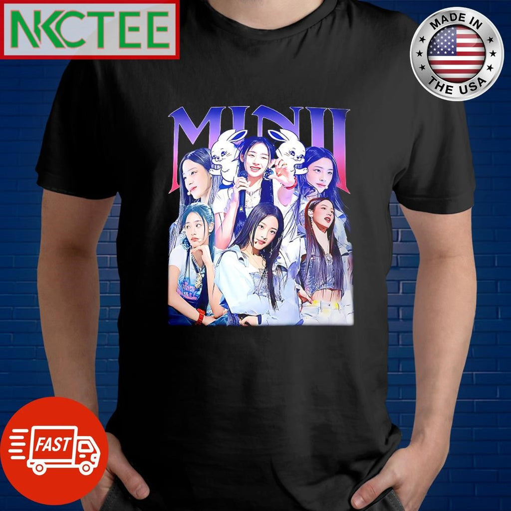 Nice Minji vintage shirt Unisex T-shirt, Sweatshirt, Hoodie, Long Sleeve Tee - T-Shirt, Sweatshirt, Hoodie