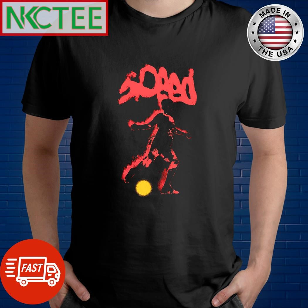Nice Soeed Warp black coccer ball paint shirt Unisex T-shirt, Sweatshirt, Hoodie, Long Sleeve Tee - T-Shirt, Sweatshirt, Hoodie
