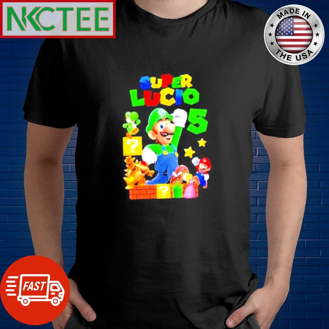 Nice Super Luigi Birthday Boy shirt Unisex T-shirt, Sweatshirt, Hoodie, Long Sleeve Tee - T-Shirt, Sweatshirt, Hoodie