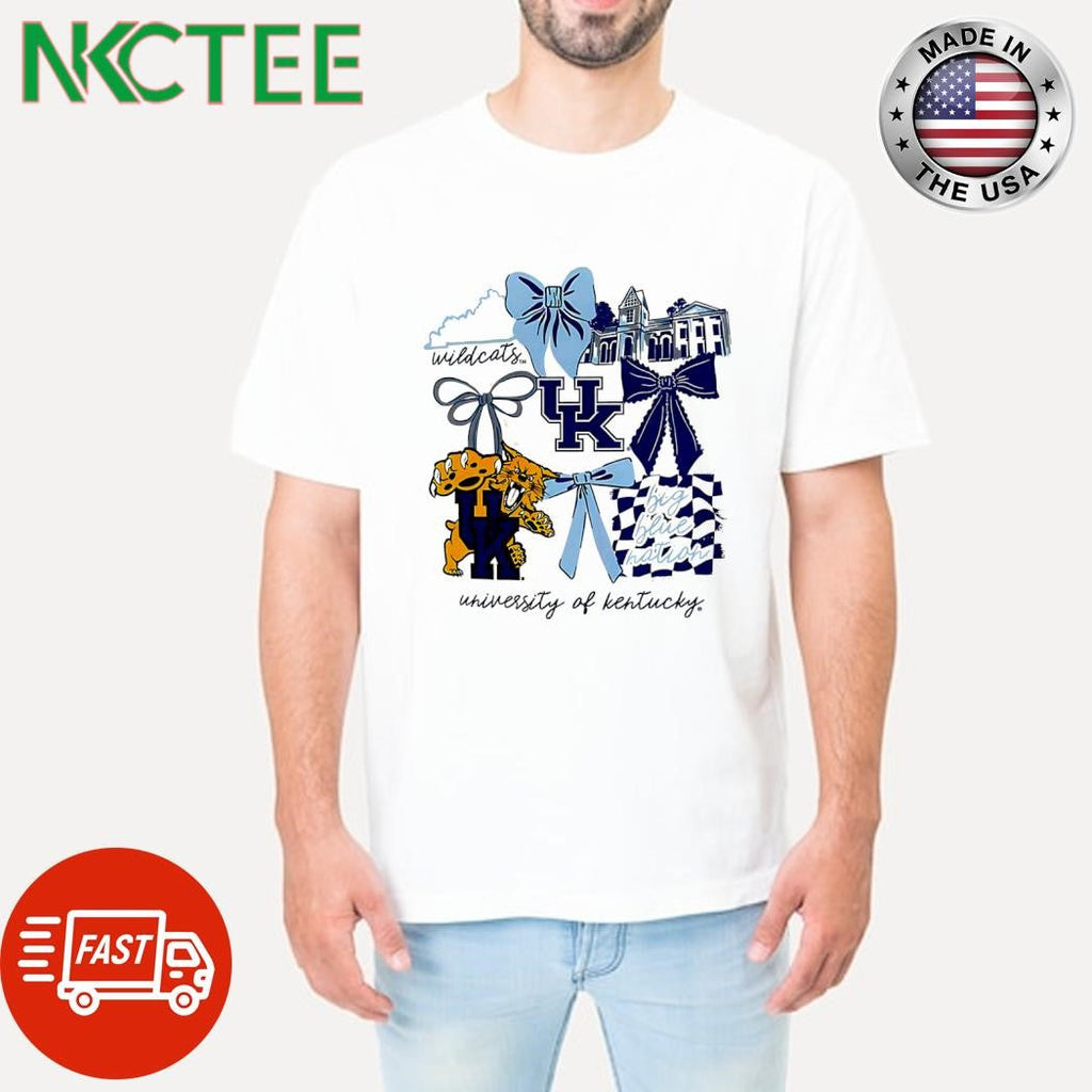 Nice University Of Kentucky Wildcats UK Coquette Aesthetic shirt Unisex T-shirt, Sweatshirt, Hoodie, Long Sleeve Tee - T-Shirt, Sweatshirt, Hoodie