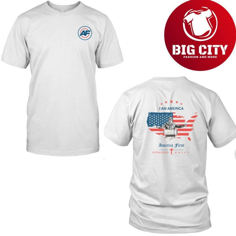 Nick Fuentes America First I Am America Two Sided Shirt Unisex T-shirt, Sweatshirt, Hoodie, Long Sleeve Tee - T-Shirt, Sweatshirt, Hoodie