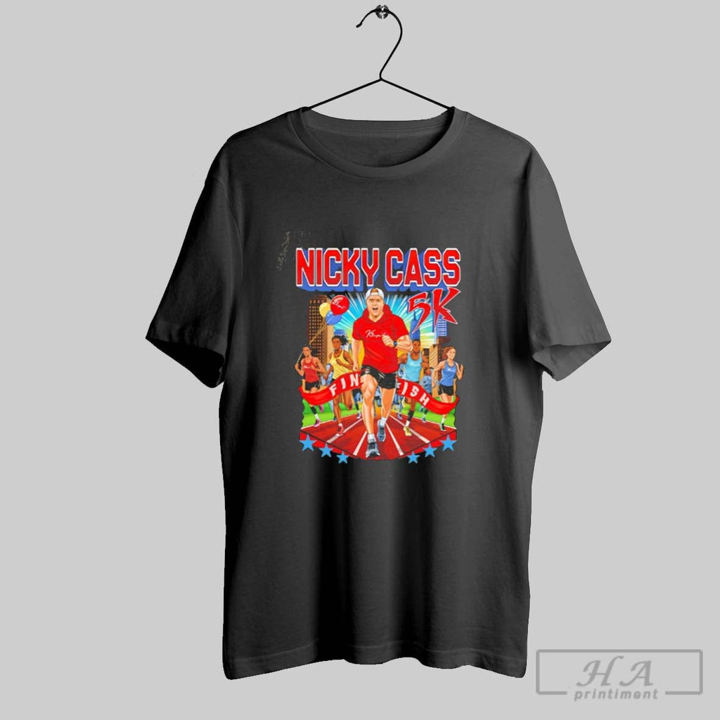 Nicky Cass 5k Challenge Running Finish Unisex T-shirt, Sweatshirt, Hoodie, Long Sleeve Tee - T-Shirt, Sweatshirt, Hoodie