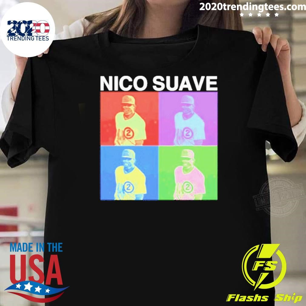 Nico Hoerner Nico Suave Chicago Cubs Retro Shirt Unisex T-shirt, Sweatshirt, Hoodie, Long Sleeve Tee - T-Shirt, Sweatshirt, Hoodie
