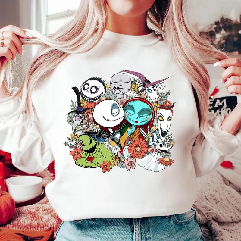 Nightmare Before Shirt Halloween Town Group Shirt Jacck Skellington Slly Shirt Spooky Season Shirt Halloween Characters Shirt T-Shirts, Hoodie, Sweatshirt - T-Shirt, Sweatshirt, Hoodie