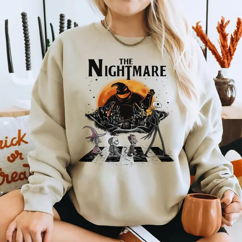 Nightmare Before Vintage Halloween Shirt Skellington Halloween Nightmare Shirt Halloween T-Shirts, Hoodie, Sweatshirt - T-Shirt, Sweatshirt, Hoodie
