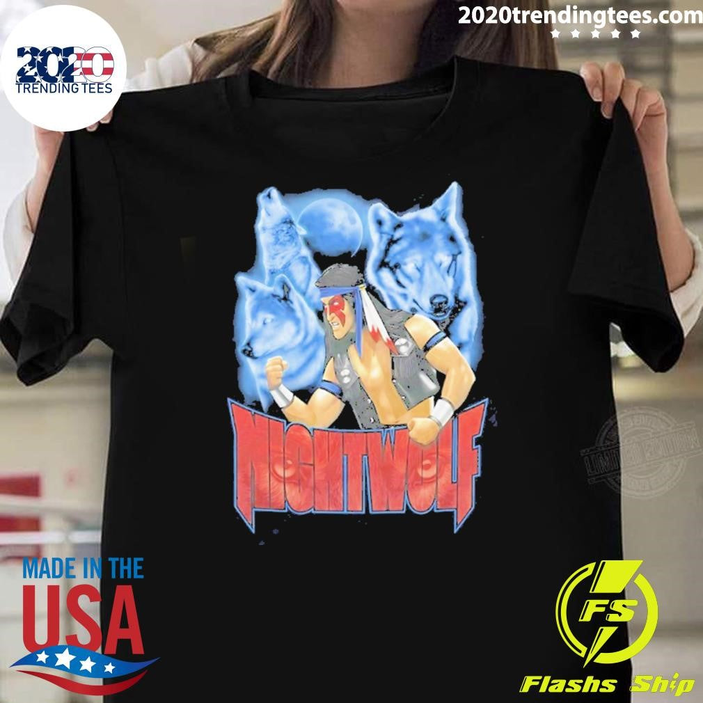 Nightwolf Mortal Kombat Klassic Ultimate Mk3 Shirt Unisex T-shirt, Sweatshirt, Hoodie, Long Sleeve Tee - T-Shirt, Sweatshirt, Hoodie