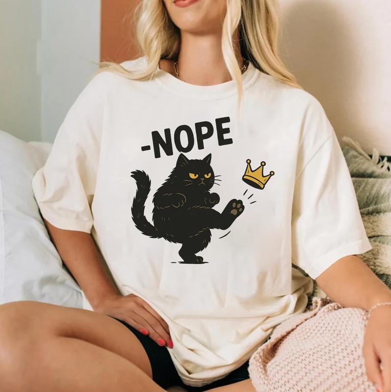 No Kings America Black Cat Shirt No Kings Shirt Funny Political Meme Patriotic Shirt Lady Liberty Shirt Social Justice Shirt T-Shirts, Hoodie, Sweatshirt - T-Shirt, Sweatshirt, Hoodie