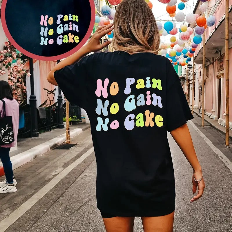 No Pain No Gain No Cake Pump Cover Funny Gym Shirt Weightlifting Shirt Workout Gym Pump Cover Girl Gym Shirt Gym Gym Rat T-Shirts, Hoodie, Sweatshirt - T-Shirt, Sweatshirt, Hoodie