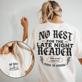 No Rest Late Night Reader Bookish Book Lover Booktoker Booktok T-Shirts, Hoodie, Sweatshirt - T-Shirt, Sweatshirt, Hoodie