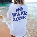 No Wake Zone Shirt Lake Shirt Comfort Colors Summer Shirt Lake Cotton Casual Summer Shirt Fabric Top T-Shirts, Hoodie, Sweatshirt - T-Shirt, Sweatshirt, Hoodie